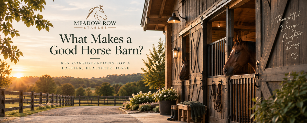 Before the Beautiful Barn: What Really Matters to Me About Horse Care