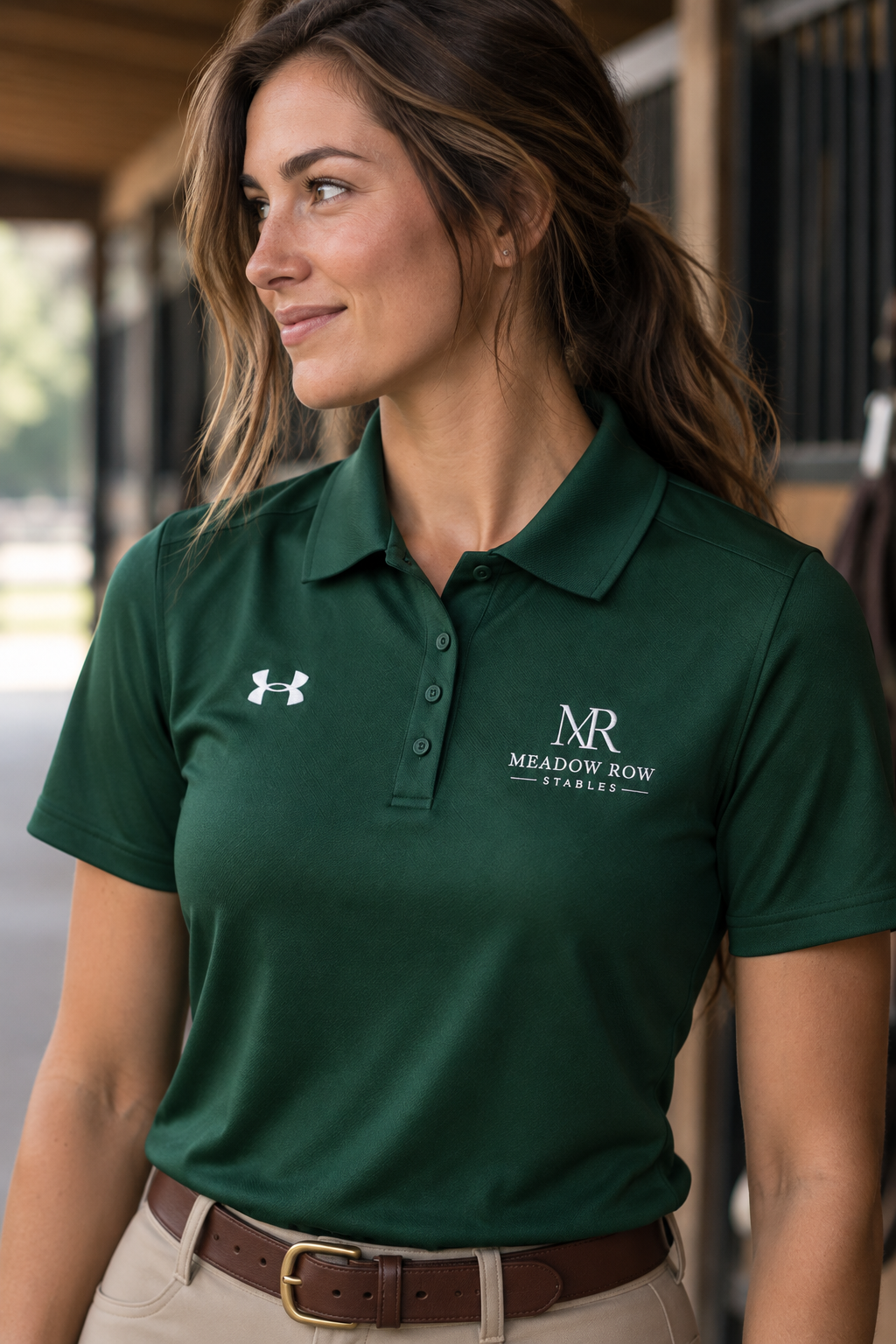 Meadow Row × Under Armour® Performance Polo
