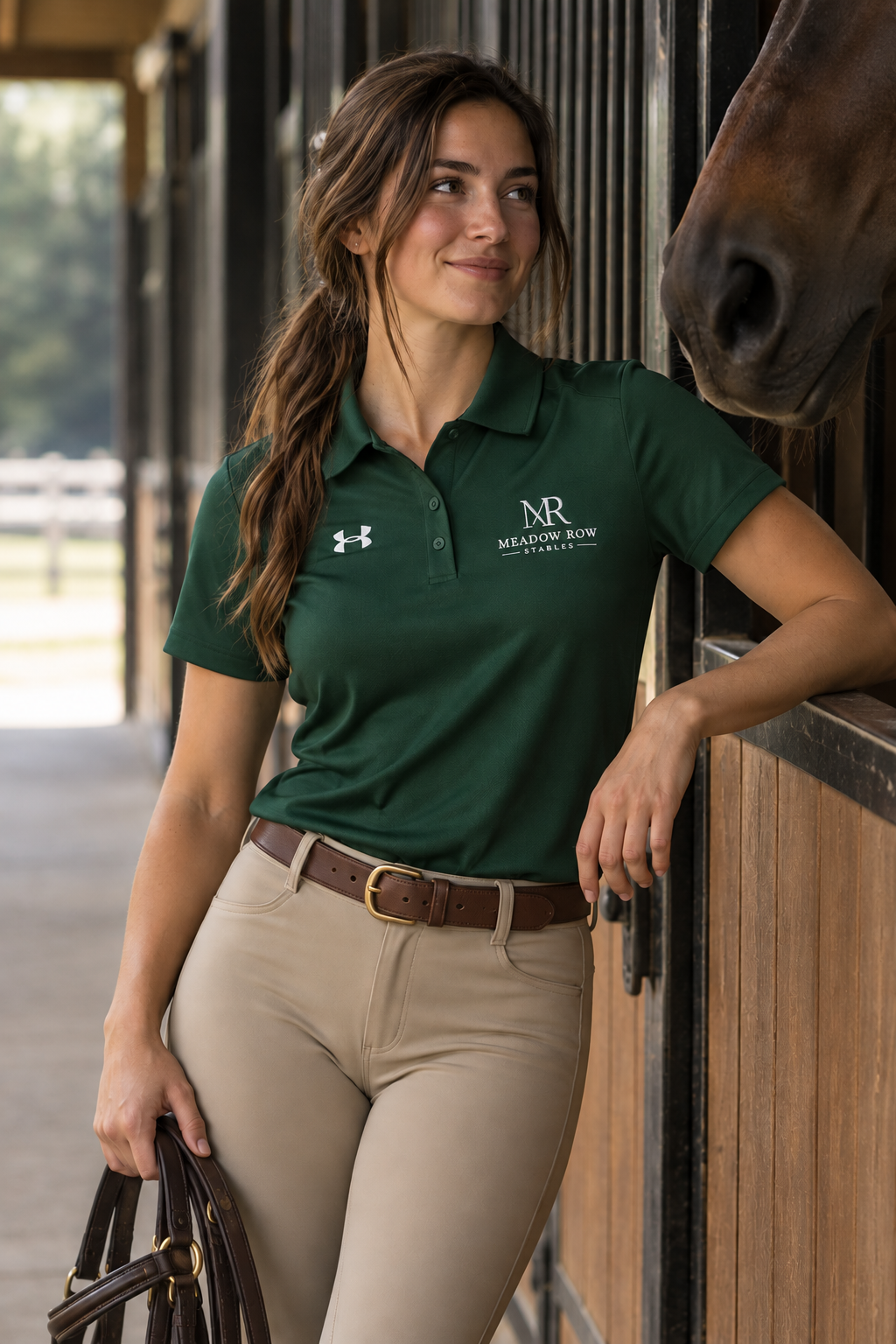 Meadow Row × Under Armour® Performance Polo