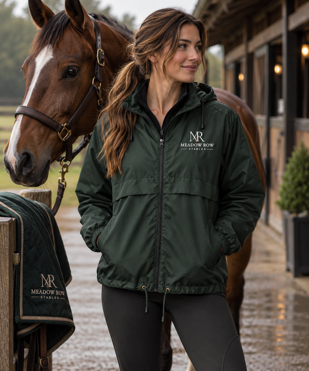 Embroidered Field Windbreaker