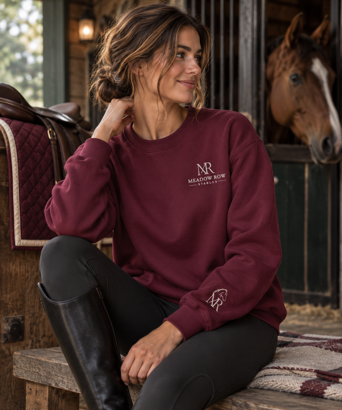 Embroidered Crewneck